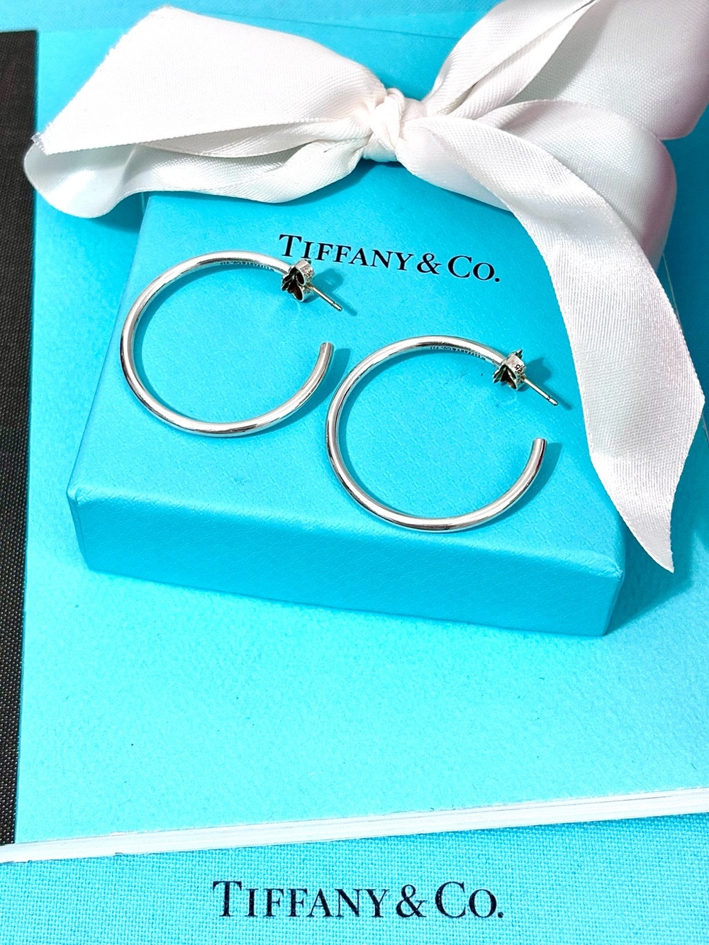 Authentic Tiffany & Co. Hoop Earrings